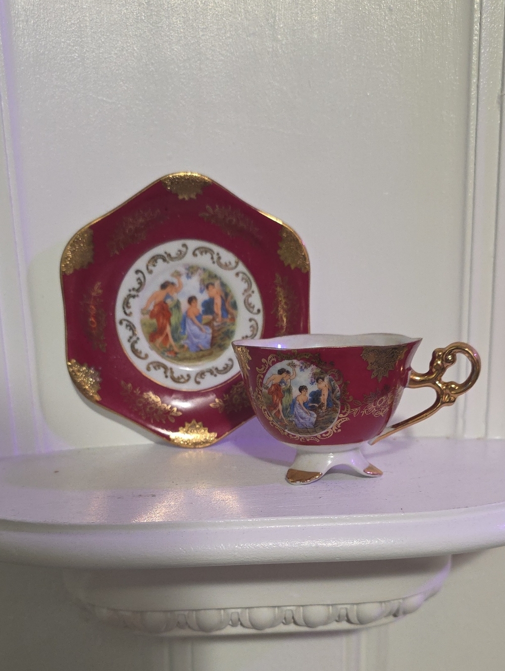 Shafford 1950s Japan Bone China/Hand painted . Vintage